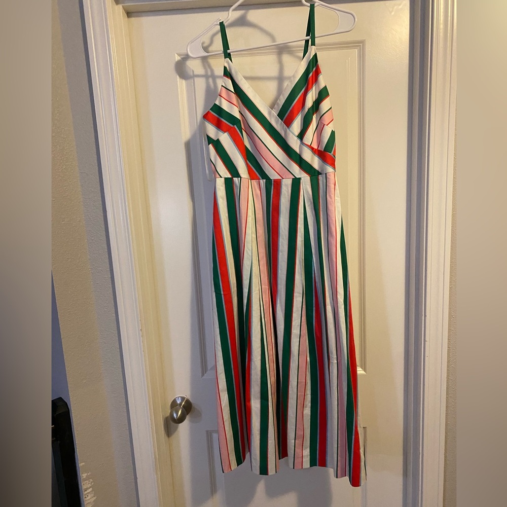Ted Baker Multicolor Striped Midi Dress